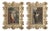 Porcelain Wall Plates, Set of 2 For Sale