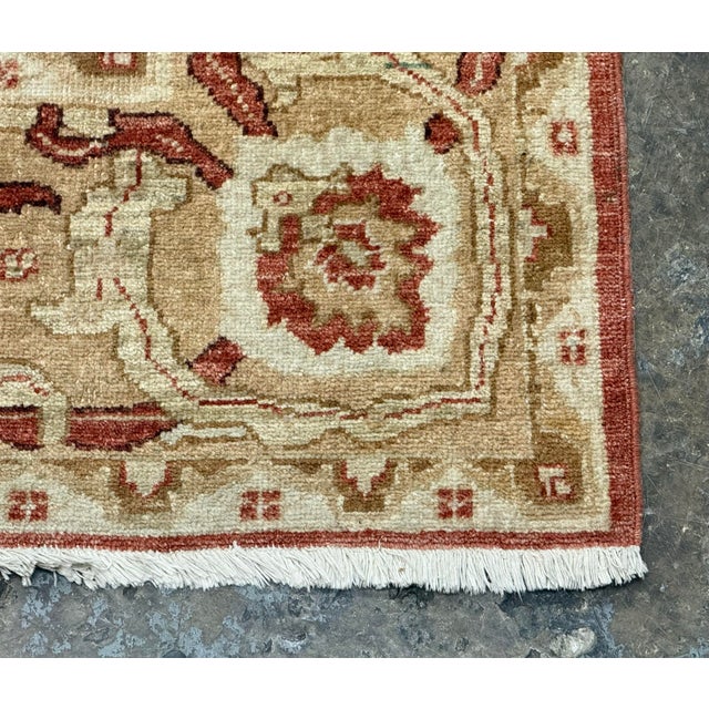 6ft 5in × 8ft 2in Persian Style Oushak Wool Area Rug For Sale - Image 4 of 12