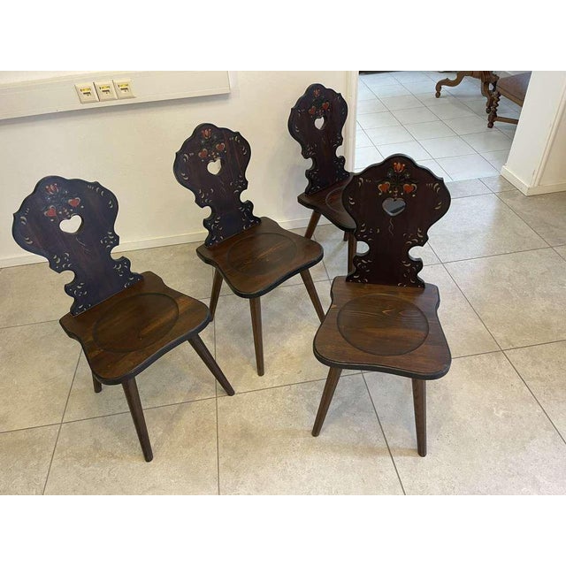 Vintage Side Chairs, Set of 4 For Sale - Image 13 of 16