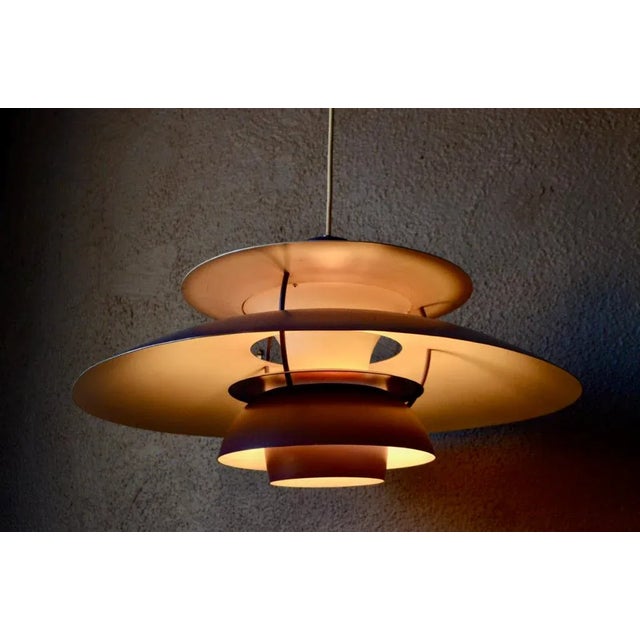 Purple PH5 Violet Suspension Light by Poul Henningsen for Louis Poulsen For Sale - Image 8 of 11