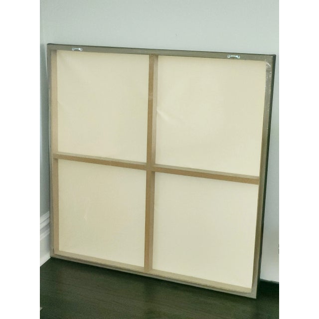 Vintage Ballard Designs Exclusive Artist Abstract Shadow Canvas Print Wall Art For Sale - Image 11 of 12