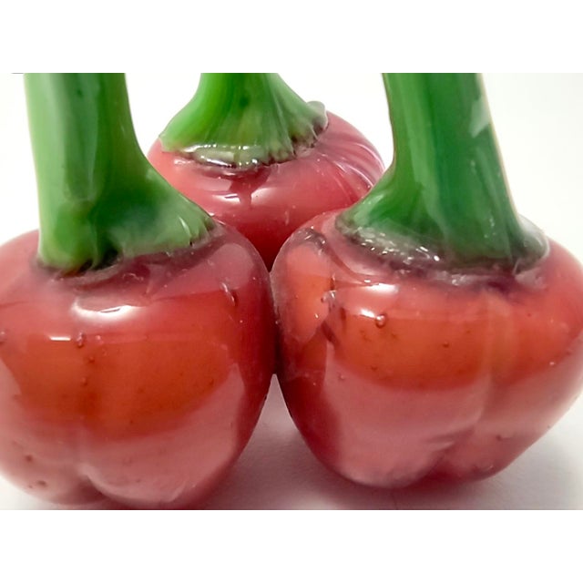Vintage Murano Glass Decorative Cherries by Martinuzzi for Venini, 1930s For Sale - Image 9 of 11