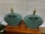 Green 1980s Postmodern Seafoam Green Ceramic Glazed Table Lamps With Lucite Base - a Pair For Sale - Image 8 of 8