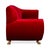 Red Velvet Gaudi Chair from Bretz For Sale - Image 10 of 14