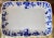 English English Botanical Blue & White Large Platter For Sale - Image 3 of 6