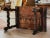 18th Century Spanish Baroque Carved Walnut Coffee Table With Iron Stretcher For Sale - Image 11 of 13