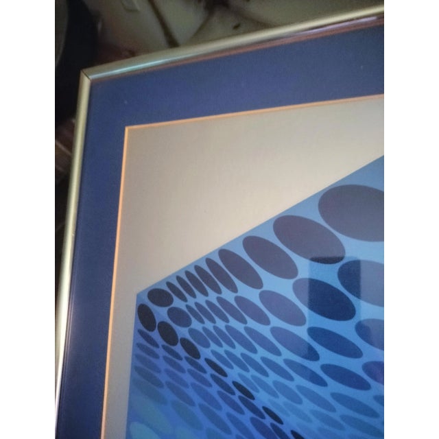 1960s Op Art Numbered Screenprint by Victor Vasarely For Sale In Sacramento - Image 6 of 6