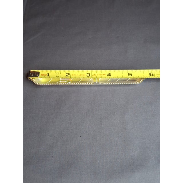 Mid-Century Modern Vintage Masorett Israel Sterling Silver 925 Mezuzah Case Diagonal Ribbed Beaded For Sale - Image 3 of 11