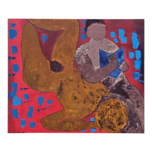 Mid Century Abstract Expressionism -- The Nude and the Reader by Jennifer Wallace