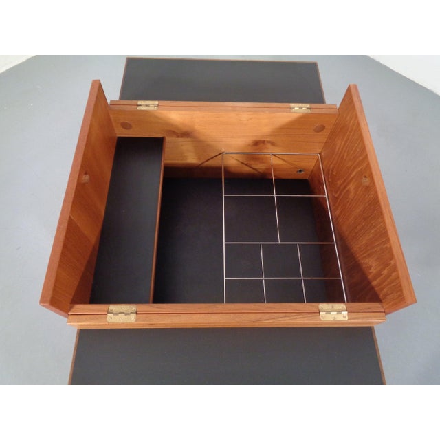 Rollable Teak Bar from Randers Møbelfabrik, Denmark, 1960s For Sale - Image 15 of 18