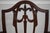 1980s Set of 8 Kindel Mahogany Shield Back Dining Chairs For Sale - Image 5 of 18