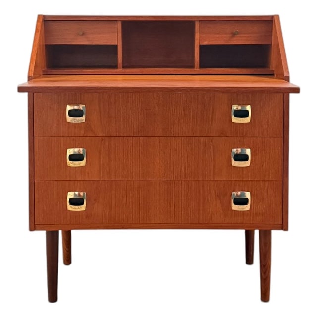 Danish Teak Secretary, 1960s For Sale