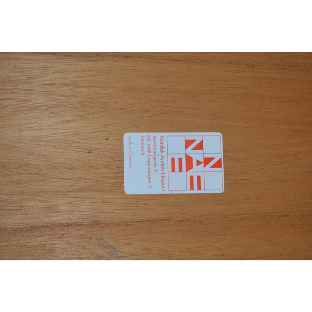 Nordisk Andels-Eksport 1960s Nordisk Andels Eksport Danish Golden Teak Nesting Set X 3 Tables Mid-Century Denmark For Sale - Image 4 of 9