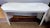 Mid Century Split Reed Bamboo Marquetry Console Table For Sale - Image 4 of 6