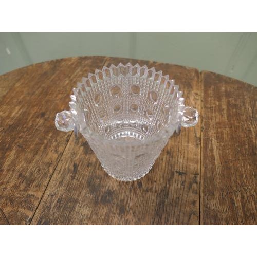 Art Deco French Ice Bucket Wine Cooler with Chrome Handle, 1910 For Sale - Image 3 of 9