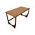 1970s Mid-Century Modern Sculptural Walnut Coffee Table – Vintage MCM Crescent U-Base Low Table. For Sale - Image 5 of 8