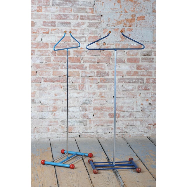 Bauhaus Vintage Bauhaus Coat Rack in Chrome-Plated and Lacquered Steel, Czech, 1920s For Sale - Image 3 of 11