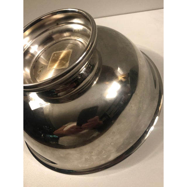 Mid-Century Modern Vintage Paul Revere Style Footed Silver Bowl For Sale - Image 3 of 6
