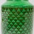 Mid-Century Modern Italian Green Ceramic Vase with Triangular Pattern, 1960s For Sale - Image 6 of 12