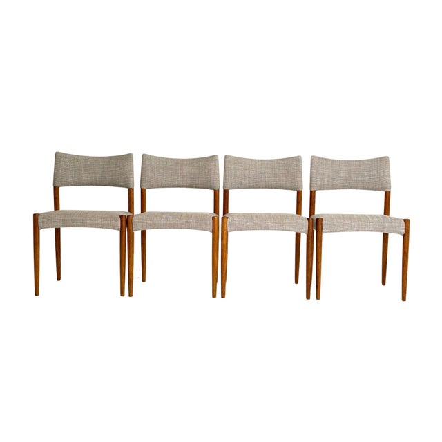 Chairs from Ejner Larsen and Aksel Bender Madsen, 1960s, Set of 4 For Sale - Image 10 of 10