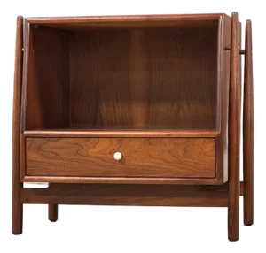 Refinished Kipp Stewart Declaration Walnut Nightstand