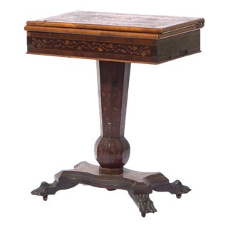 19th Century Killarney Marquetry Game Table For Sale