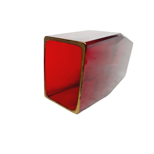 Art Deco Glass Vase by Joseph Hoffmann from Moser, Czechoslovakia, 1930s For Sale - Image 13 of 18