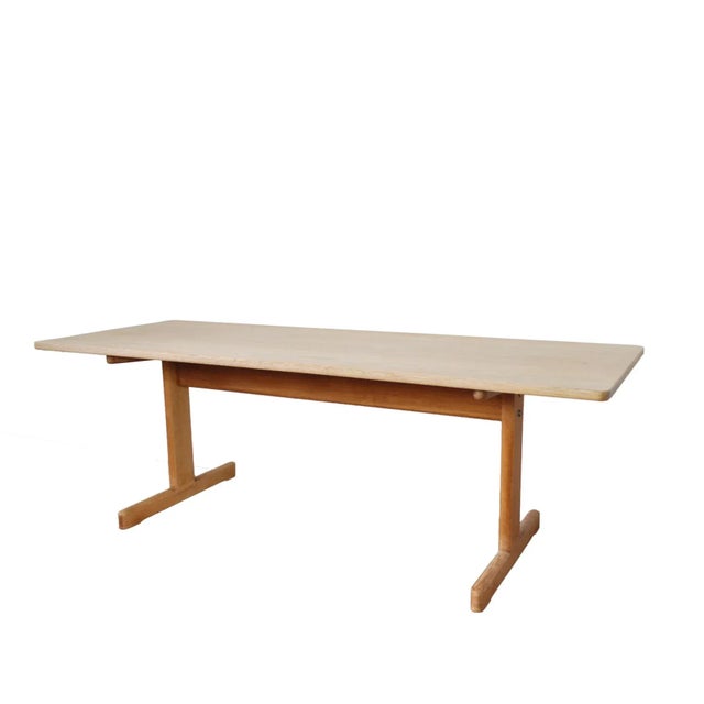 Wood Coffee Table in Solid Oak by Børge Mogensen for Fredericia Stolefabrik, 1960s For Sale - Image 7 of 7