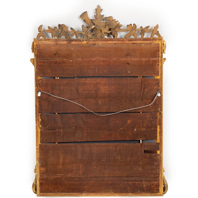 Pair of 19th Century French Neoclassical Antique Giltwood “Wedding” Mirrors For Sale - Image 17 of 18