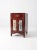 This vintage Chinese side cabinet or nightstand is crafted from lacquered wood and features delicately hand-painted...