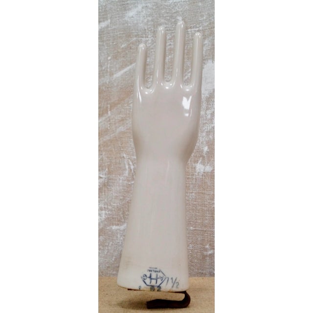Vintage Porcelain Latex Glove Mould from AHG For Sale - Image 9 of 12
