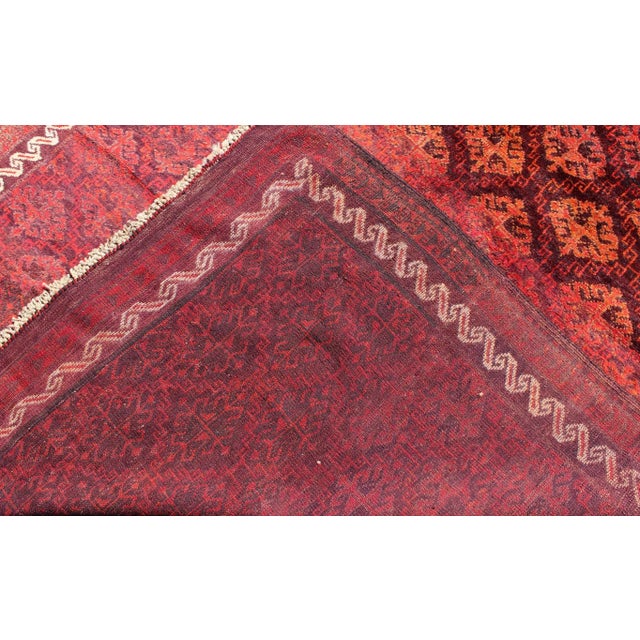 1950s Semi Vintage Balouchi Rug- 5'3 X 8'7 For Sale - Image 12 of 13