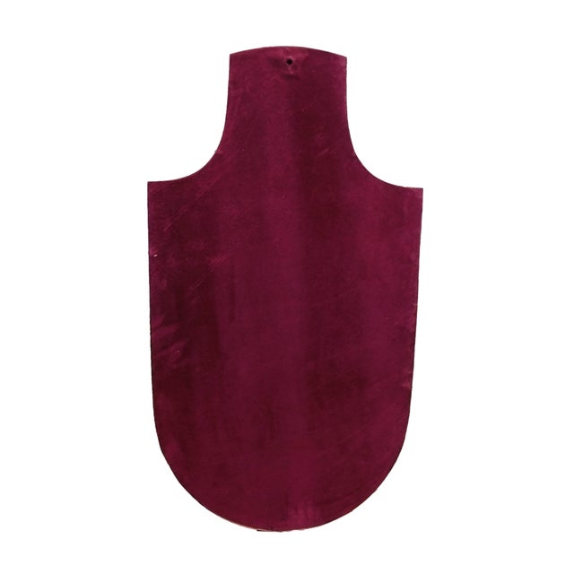 Brass Shield Wall Mirror, Italy, 1950s For Sale - Image 4 of 7