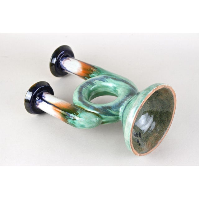 Mid-Century Ceramic Candleholder, Austria, 1950s For Sale - Image 16 of 18