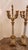 Traditional Pair of Early 20th Century Empire Style Bronze and Crystal Candelabra For Sale - Image 3 of 9