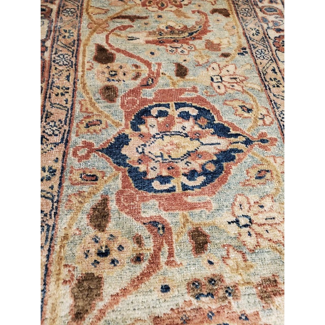 Antique Tabriz Carpet, Persian Rug, Earth Tones, Ivory, Soft Colors For Sale - Image 18 of 18