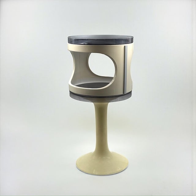 Modular ABS Table with Smoked Trays from Tatay, 1970s For Sale - Image 6 of 18