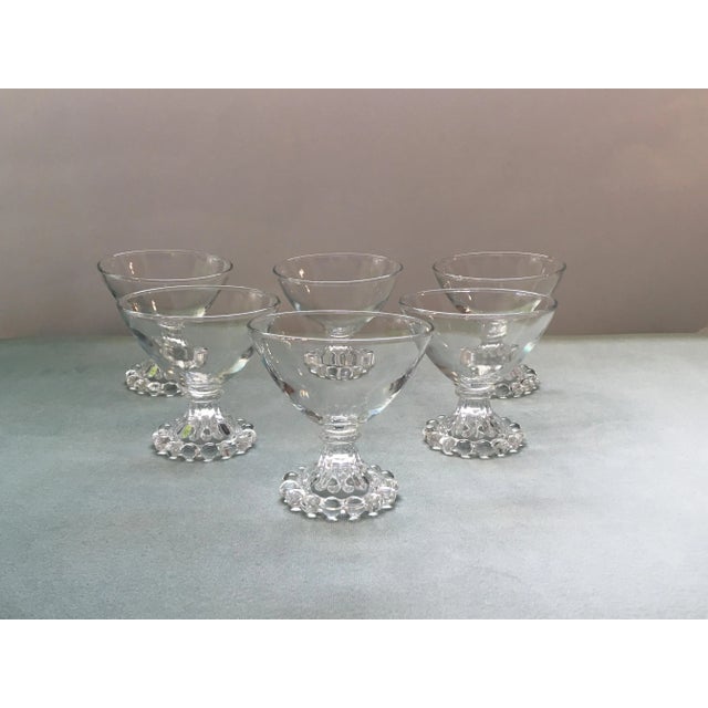 1930s Anchor Hocking Berwick Cocktail Glasses- Set of 6 For Sale - Image 9 of 13
