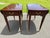 Hepplewhite Vintage Mahogany Drop-Leaf "Pembroke" Side Tables Manufactured by Lineage/Drexel Heritage For Sale - Image 11 of 12