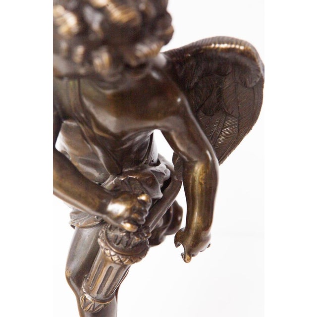 Large Table Lamp in Bronze, 1970s For Sale - Image 9 of 14