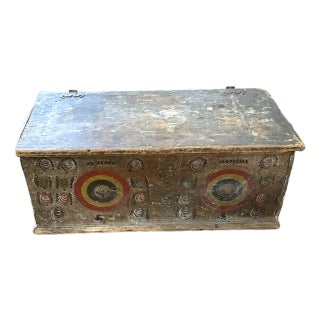 Painted Blanket Chest For Sale