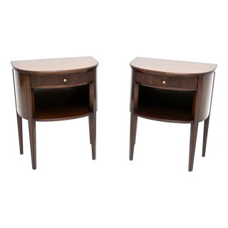 Vintage Swedish Bedside Cabinets from Nordiska Kompaniet, 1950s, Set of 2 For Sale