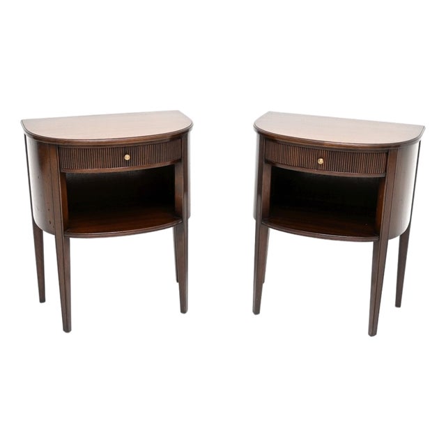 Vintage Swedish Bedside Cabinets from Nordiska Kompaniet, 1950s, Set of 2 For Sale