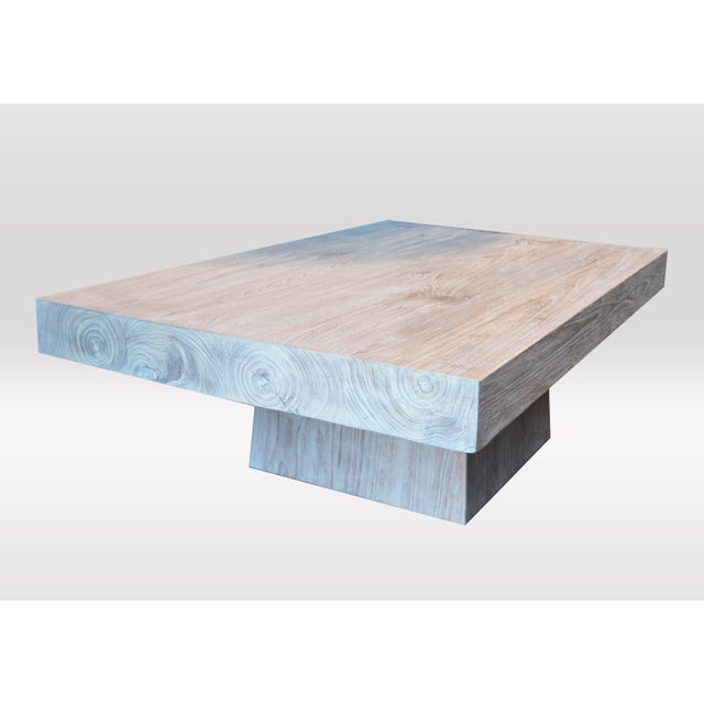 2010s Andrianna Shamaris Sectional Teak Wood Minimal Table For Sale - Image 5 of 5