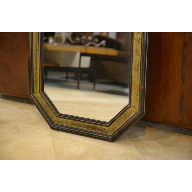 Wood Mirror with Gilt Frame, 1960s For Sale - Image 7 of 9