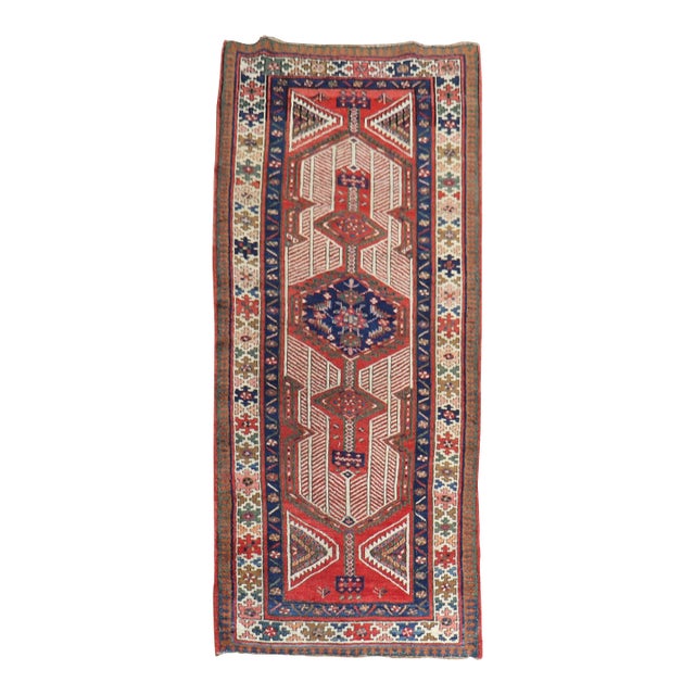 Early 20th Century Zabihi Collection Camel Serab Persian Runner - 3'4" x 7'5" For Sale