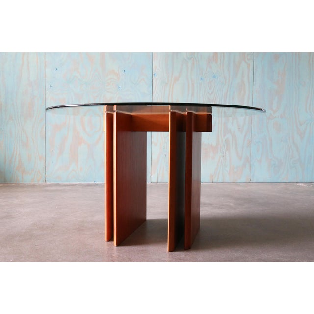 1970s Vintage Teak and Glass Dining Table by Gustav Gaarde for Trakanten Danish Modern For Sale - Image 6 of 10