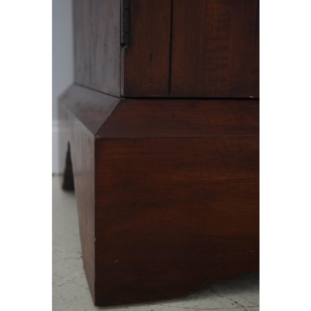 Rom Weber Burl Elm Walnut Armoire Cabinet For Sale - Image 12 of 14
