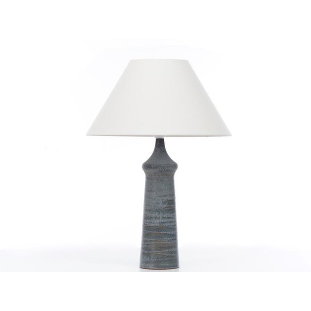 Ceramic Glazed Stoneware and Ceramic Table Lamp For Sale - Image 7 of 7