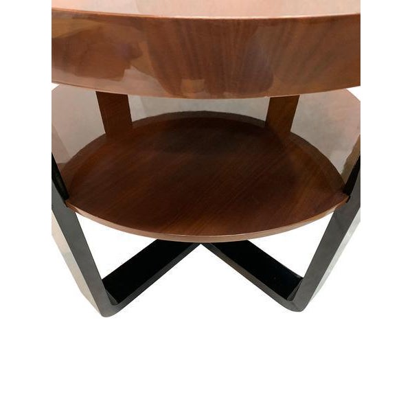 Art Deco Round Side Table / Gueridon Chairish